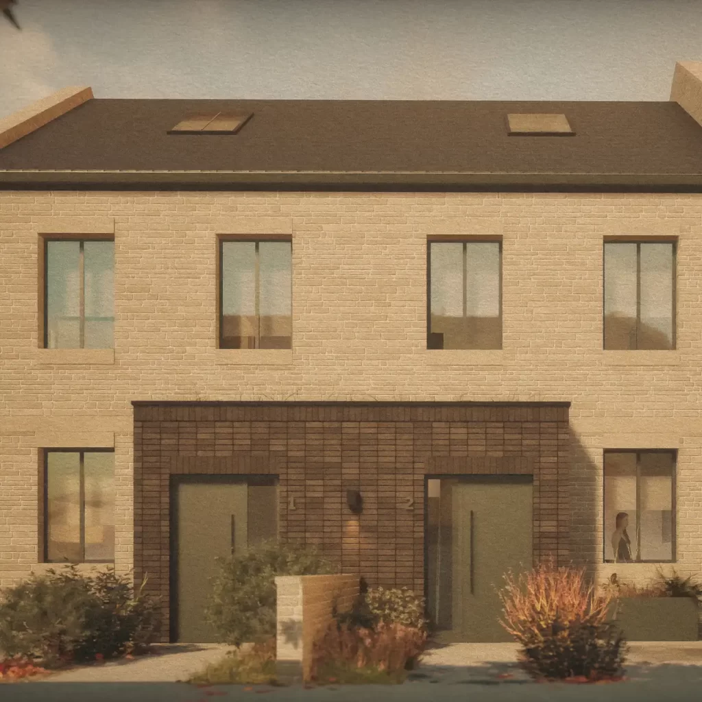 Architects drawing of Horsforth residential development